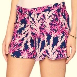 Lilly Pulitzer Hazelle Stretch Beyond The Sea Shorts Size 4